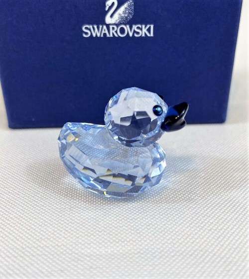 SWAROVSKI CRYSTAL HAPPY DUCK - CHEERFUL ZOE - BOXED AND RETIRED  #