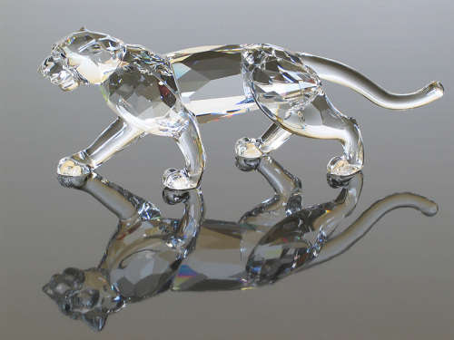 Swarovski Crystal Leopard Cheetah Retired  'African Wildlife'