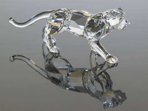 Swarovski Crystal Leopard Cheetah Retired  'African Wildlife'