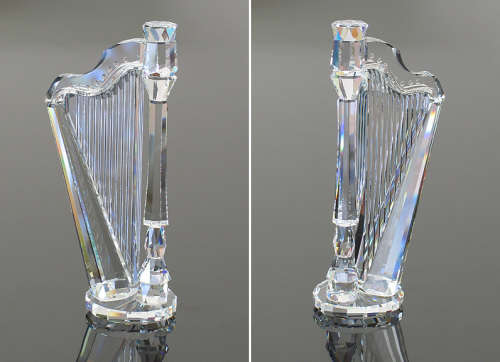 Swarovski Crystal Harp part of the Crystal Melodies