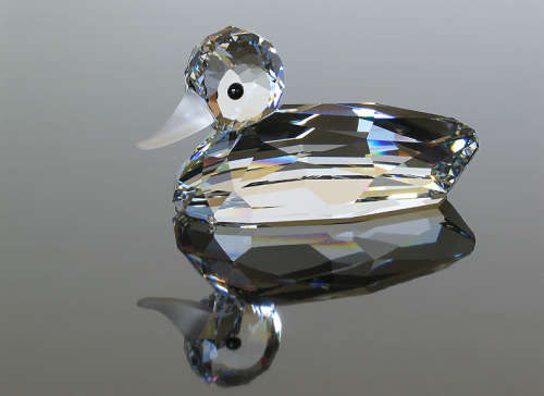 Swarovski Crystal Large Mallard Duck "Beauties of the Lake"