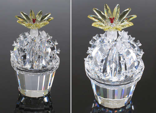 Swarovski Rare Crystal Flowering Yellow Cactus