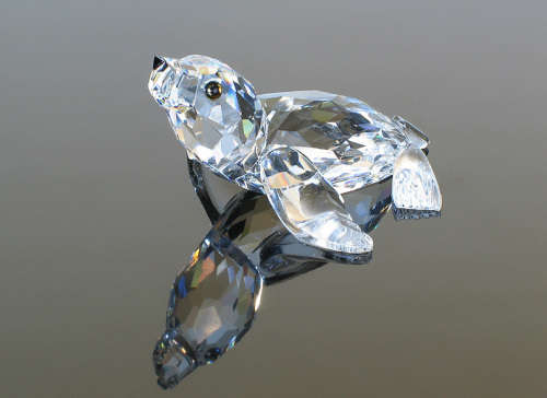 Swarovski Crystal  Baby Sea Lion "Aquatic Worlds"