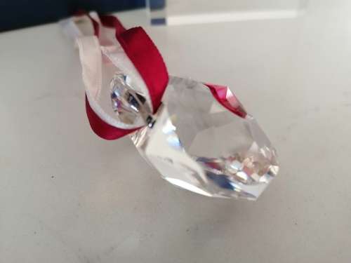 Genuine Swarovski Crystal 2004 Annual Edition Heart Ornament  #