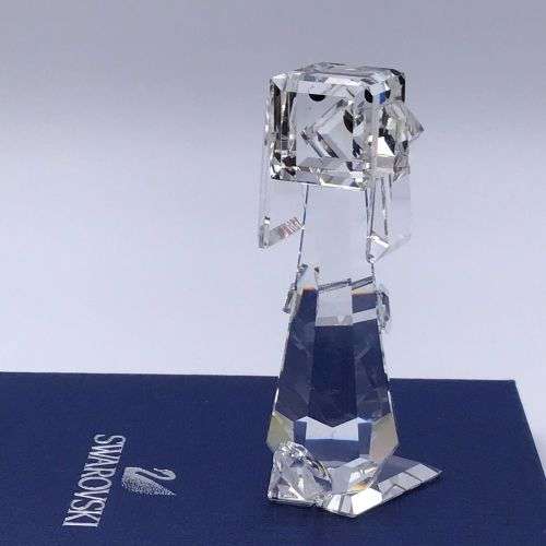 Swarovski Silver Crystal Dog Pluto Standing Retired