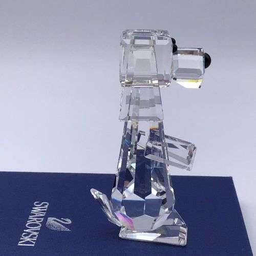 Swarovski Silver Crystal Dog Pluto Standing Retired
