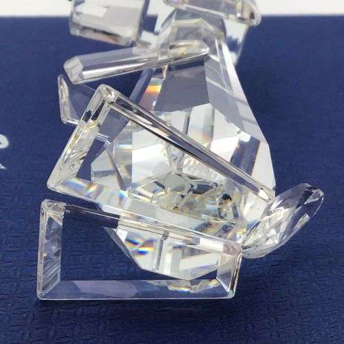Swarovski Silver Crystal Dog Pluto Standing Retired
