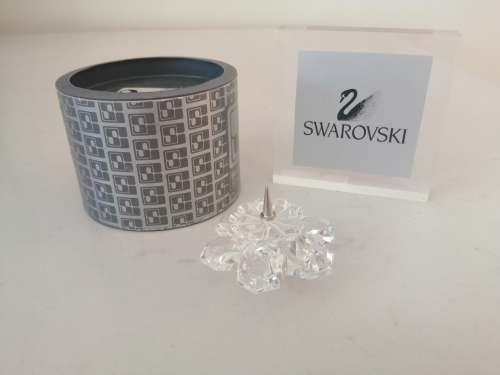 Swarovski Crystal  Candle Holder Snowflake