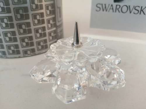 Swarovski Crystal  Candle Holder Snowflake
