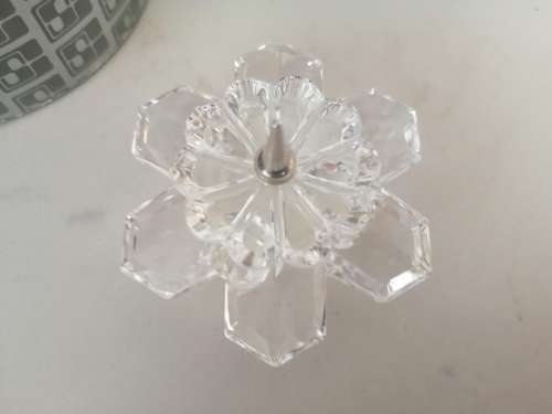 Swarovski Crystal  Candle Holder Snowflake