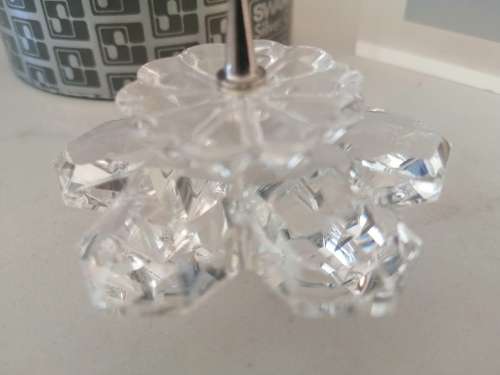 Swarovski Crystal  Candle Holder Snowflake