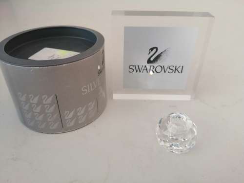 SWAROVSKI AUSTRIAN CRYSTAL ROUND CANDLEHOLDER #