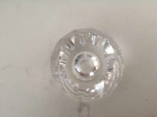 SWAROVSKI AUSTRIAN CRYSTAL ROUND CANDLEHOLDER #