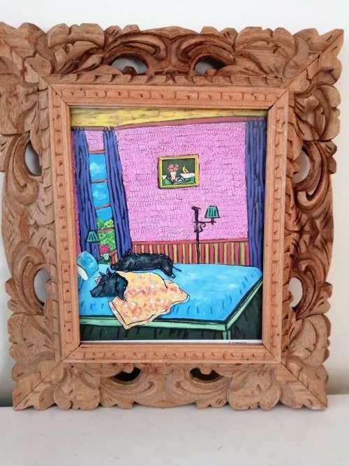 Stunning Pig under Moonlight LTD Print #