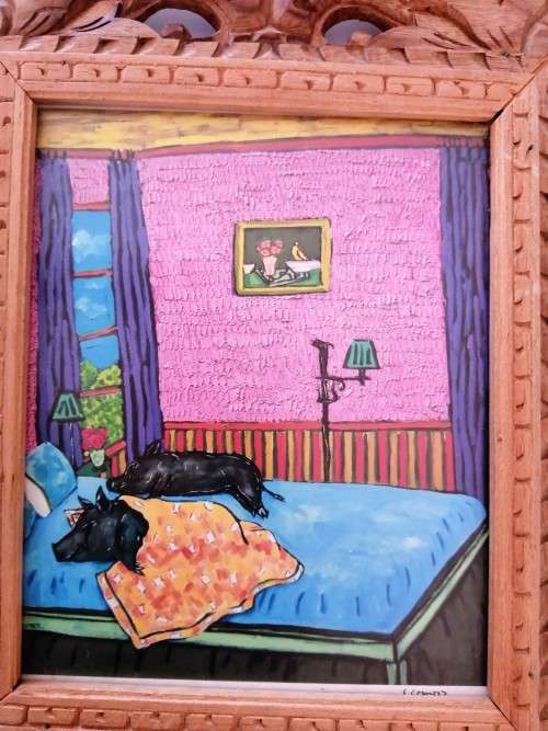 Stunning Pig under Moonlight LTD Print #