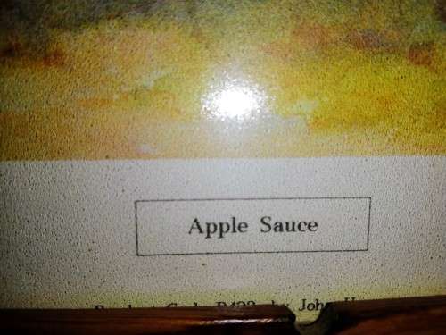 Pig and piglets John hayson print ` Apple Sauce ` framed #