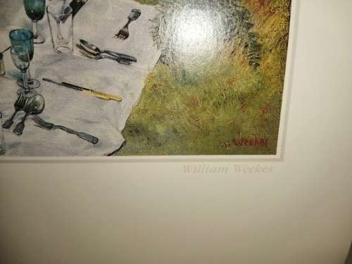 The Pigs Picnic William Weeks Print #
