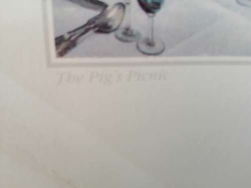 The Pigs Picnic William Weeks Print #