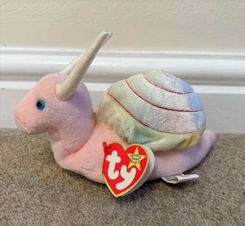 Ty Beanie Babies Swirly the Snail 1999 with original tags RARE