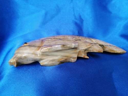 Stunning stone fish with glass eyes