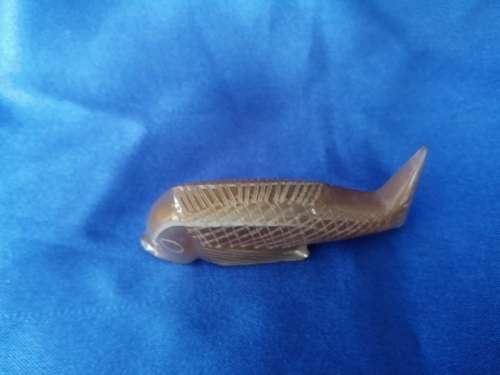 Stone /Glass Brown Goldfish