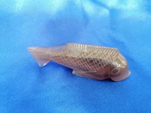 Stone /Glass Brown Goldfish