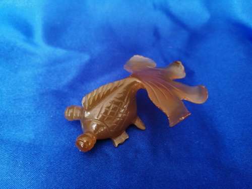 Stone /Glass Pinky Orange Goldfish