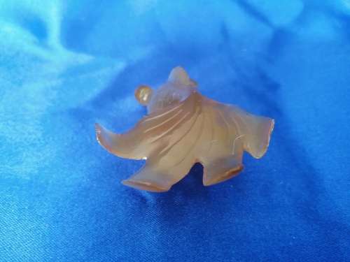Stone /Glass Pinky Orange Goldfish