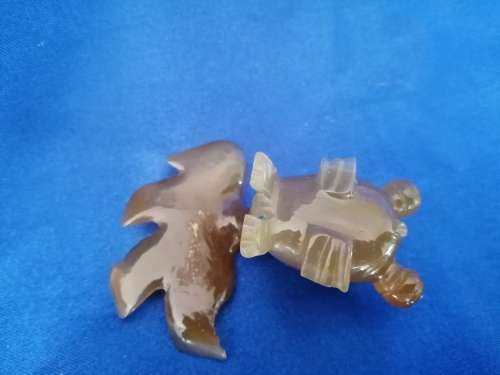 Stone /Glass Pinky Orange Goldfish