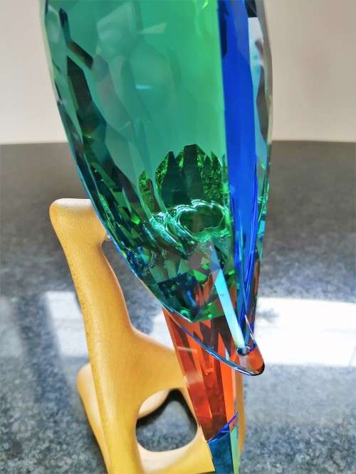 Swarovski Birds of Paradise Macaw Parrot Figurine Crystal Retired #