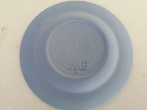 Vintage Wedgwood Jasper Blue Round Dish #