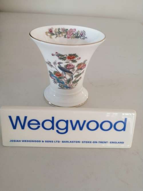 Wedgwood Kutani Crane Vase  #