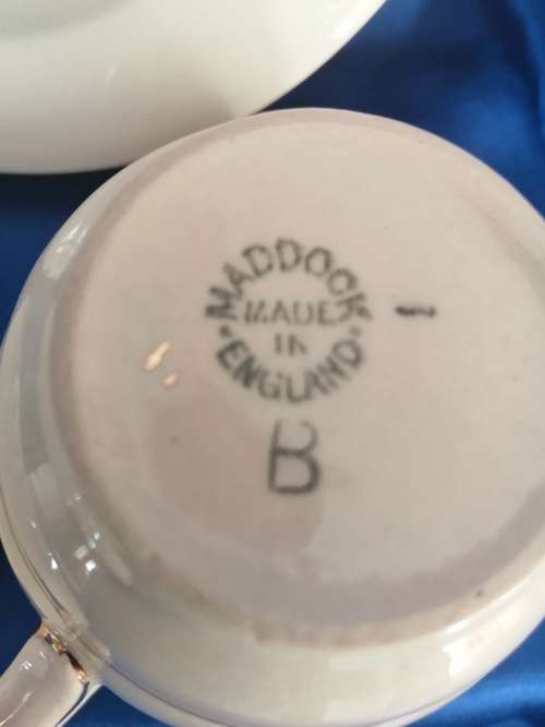 Vintage John Maddock and Son Ivory Wear Montana Cup Saucer and Side Plate Trio