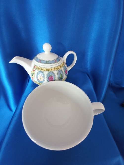 Arthur Wood and Son Staffordshire Herbal Teas Fruit Infusions Teapot And Cup