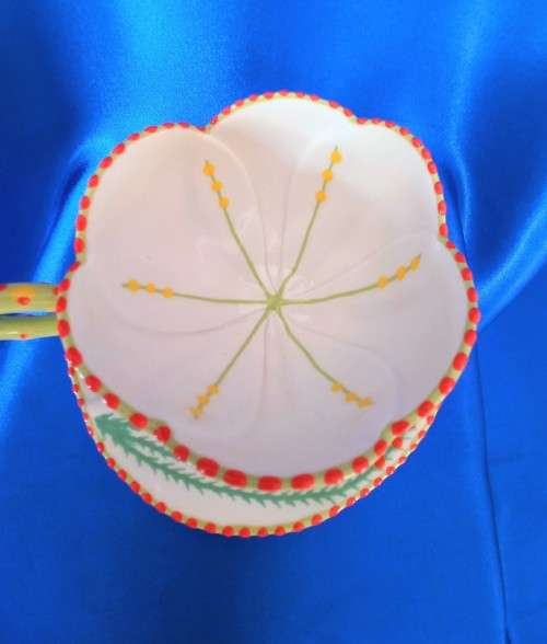 Stunning Hand Painted Cup and Saucer