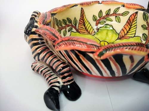 Ardmore Stunning Zebra Ramekin Superb Detail #