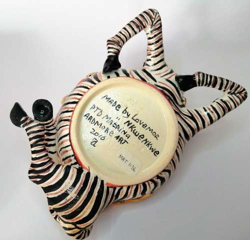 Ardmore Stunning Zebra Ramekin Superb Detail #