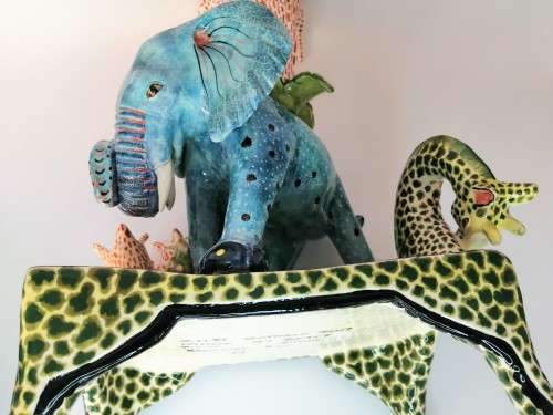 Ardmore Stunning Elephant Candle Holder Superb Detail (a) #