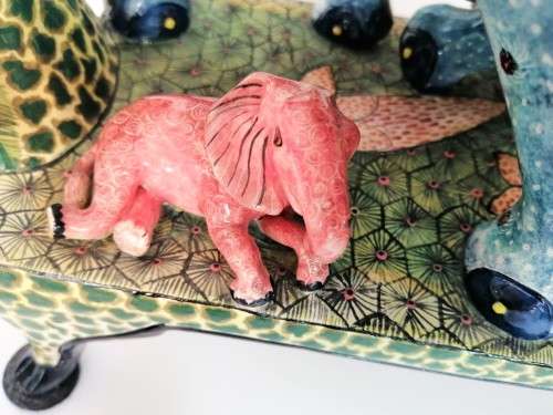 Ardmore Stunning Elephant Candle Holder Superb Detail (b) #