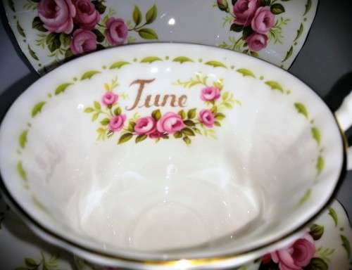 Royal Albert June Flower Of The Month June Roses Trio