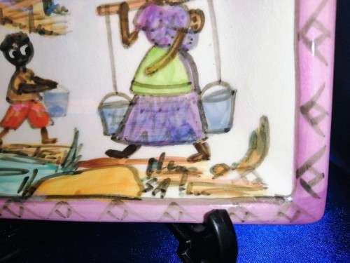 African Oblong Dish by Wendy Hower Cape Town