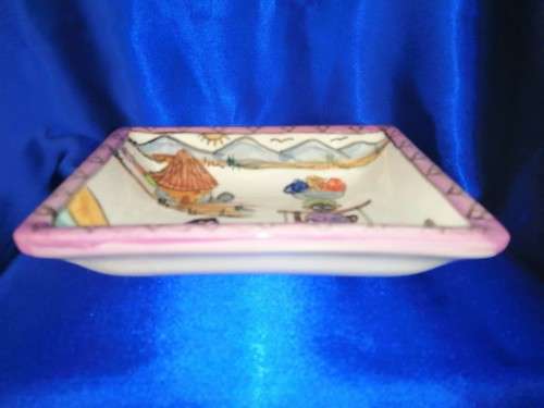 African Oblong Dish by Wendy Hower Cape Town