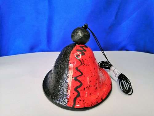Bell made in Iceland from volcanic ash from the Grimsvotn eruption