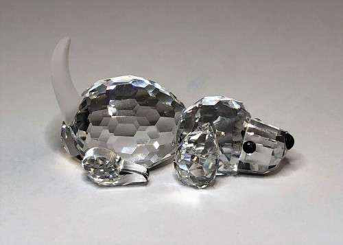 SWAROVSKI CRYSTAL BEAGLE PUPPY DOG PLAYING *