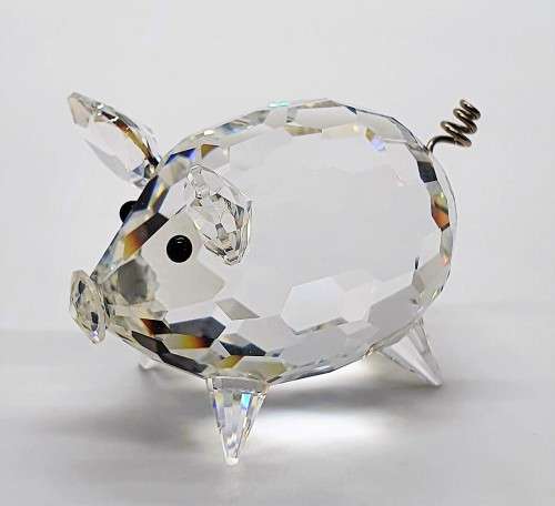 Swarovski Crystal  Medium Pig Farmyard