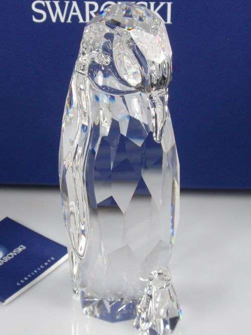 Swarovski Crystal Mother Large Penguin with Baby  #627067 #