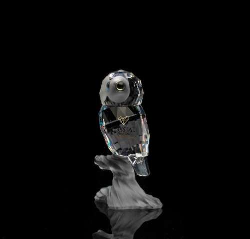 GENUINE SWAROVSKI CRYSTAL `UP IN THE TREES` OWL RETIRED 1992 #