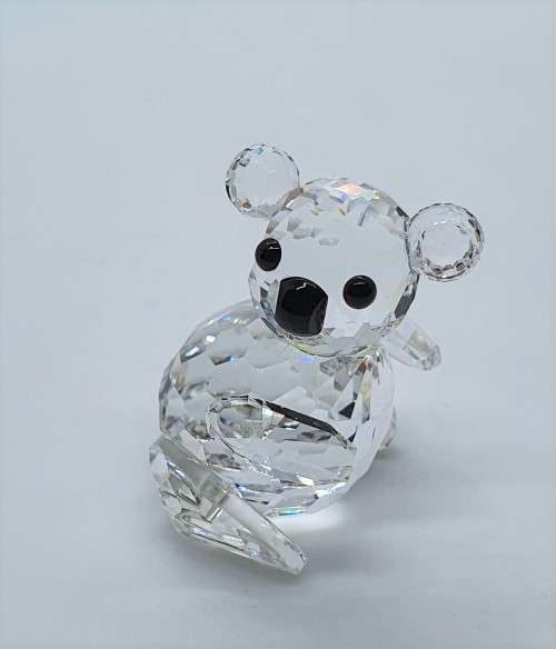 Swarovski Silver Crystal Large Left Facing Koala Bear