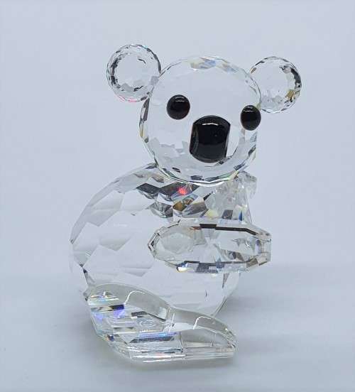 Swarovski Silver Crystal Large Left Facing Koala Bear