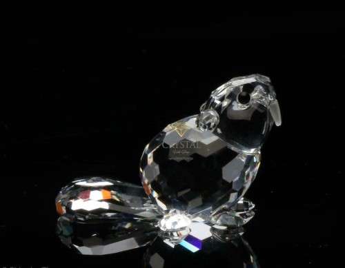 Swarovski Crystal Beaver Endangered Species
